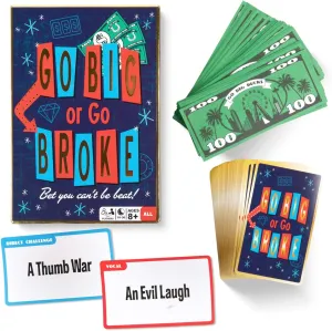 Go Big or Go Broke by EAP Toy & Games – Game Night Just got Bigger Than Charades | Bet The Big Bucks with This Party Game for Kids, Family, Friends & Teens | Easy, Hilarious Fun for 3 or More Players