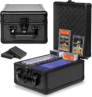 Graded Card Storage Box, PSA Slab Case Holder for Graded Cards, Top Loaders Trading Card Storage Hard Case for Sports Card, Top Loaders, One Touch, Game Cards (2 Row)