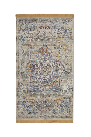 Gray Velvet Carpet Prayer Rug SCB - 8736