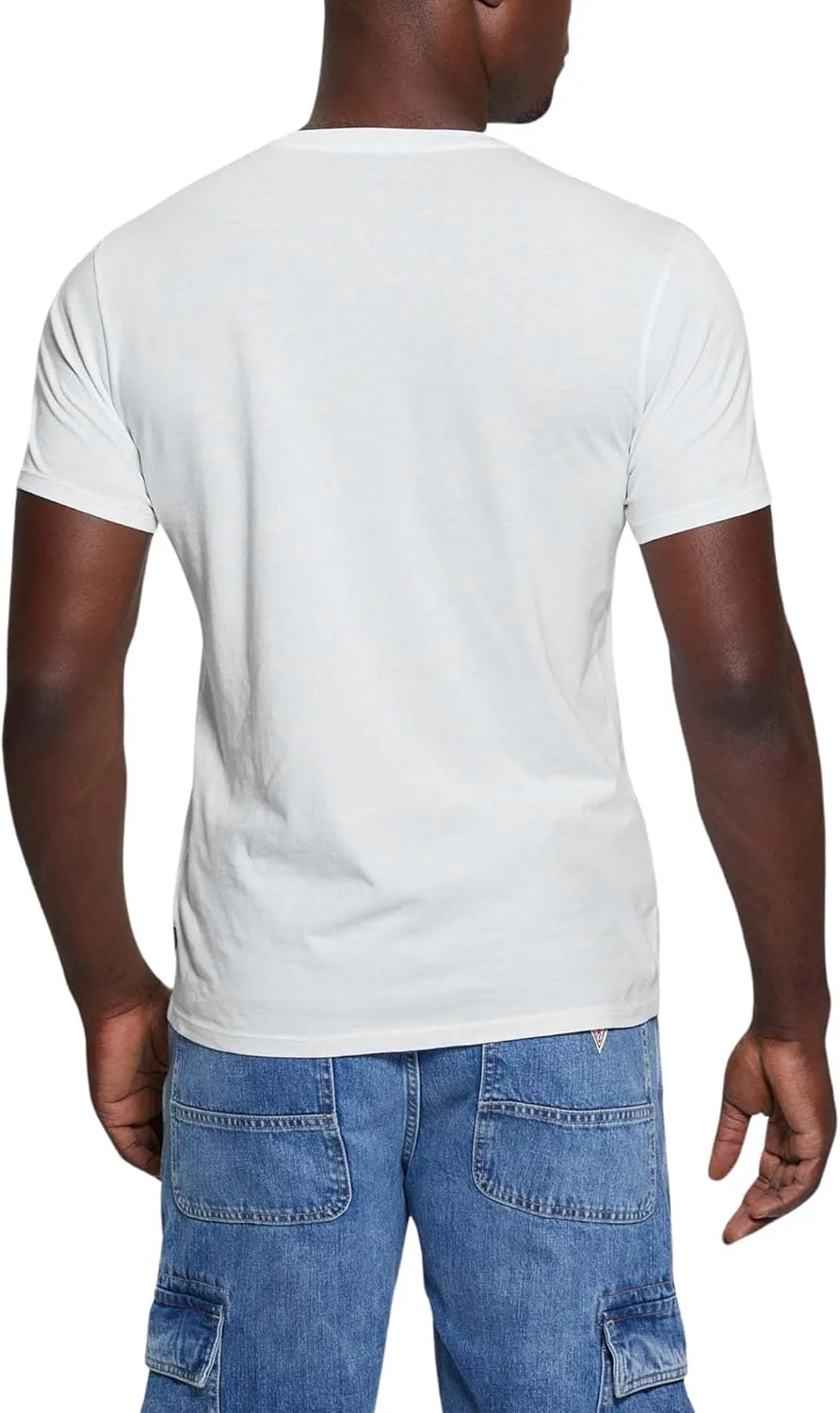 GUESS Men's Short Sleeve Applique Tee