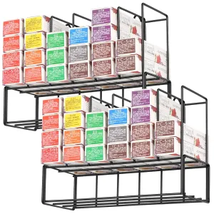 Hair Color Organizer for Salon Storage Rack - 2 PCS Wall Mounted Hair Color Racks for Salon Cabinet Perfect Hair Color Shelves for Salon Stations for Hair Stylists
