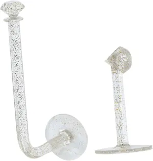 Hair Ribbons Scrunchie Holder Hair Tie Organizer Wall Storage Bracket Hair Ring Rack for Jewelry Display