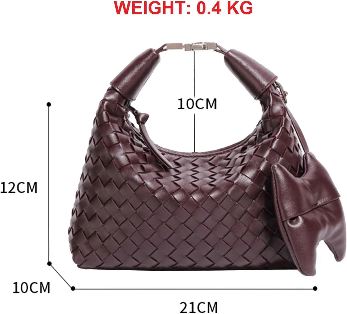 Handbag Crossbody Tote Bag for Women Small Hand Bag weave Vegan Leather Purse Clutch Women's Leather Medium Hobo Bag