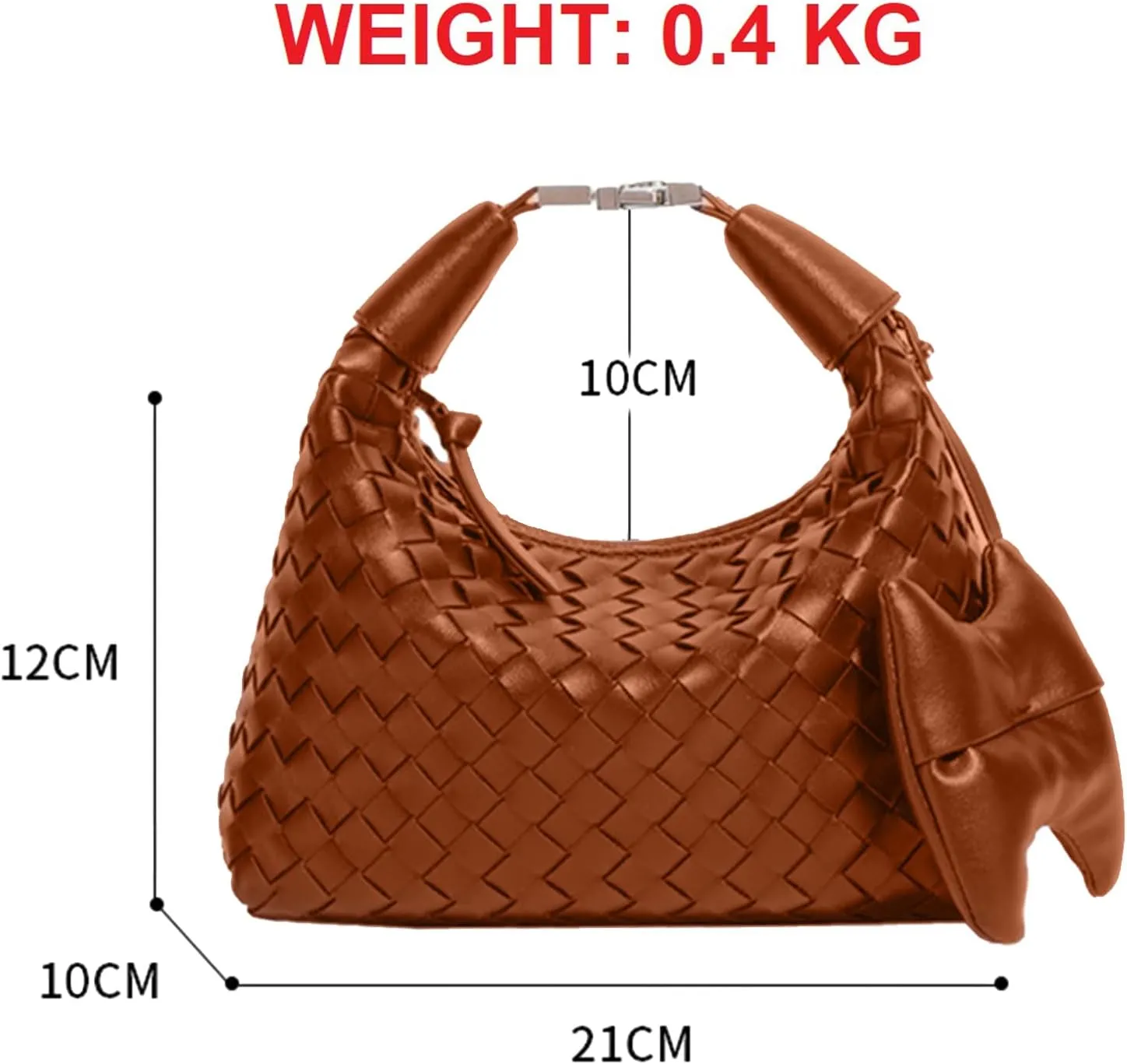 Handbag Crossbody Tote Bag for Women Small Hand Bag weave Vegan Leather Purse Clutch Women's Leather Medium Hobo Bag