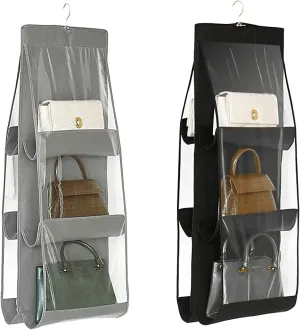 Handbag Storage Hanging Purse Organizer Bedroom Organization Dust-Proof Holder Bag for Wardrobe Closet