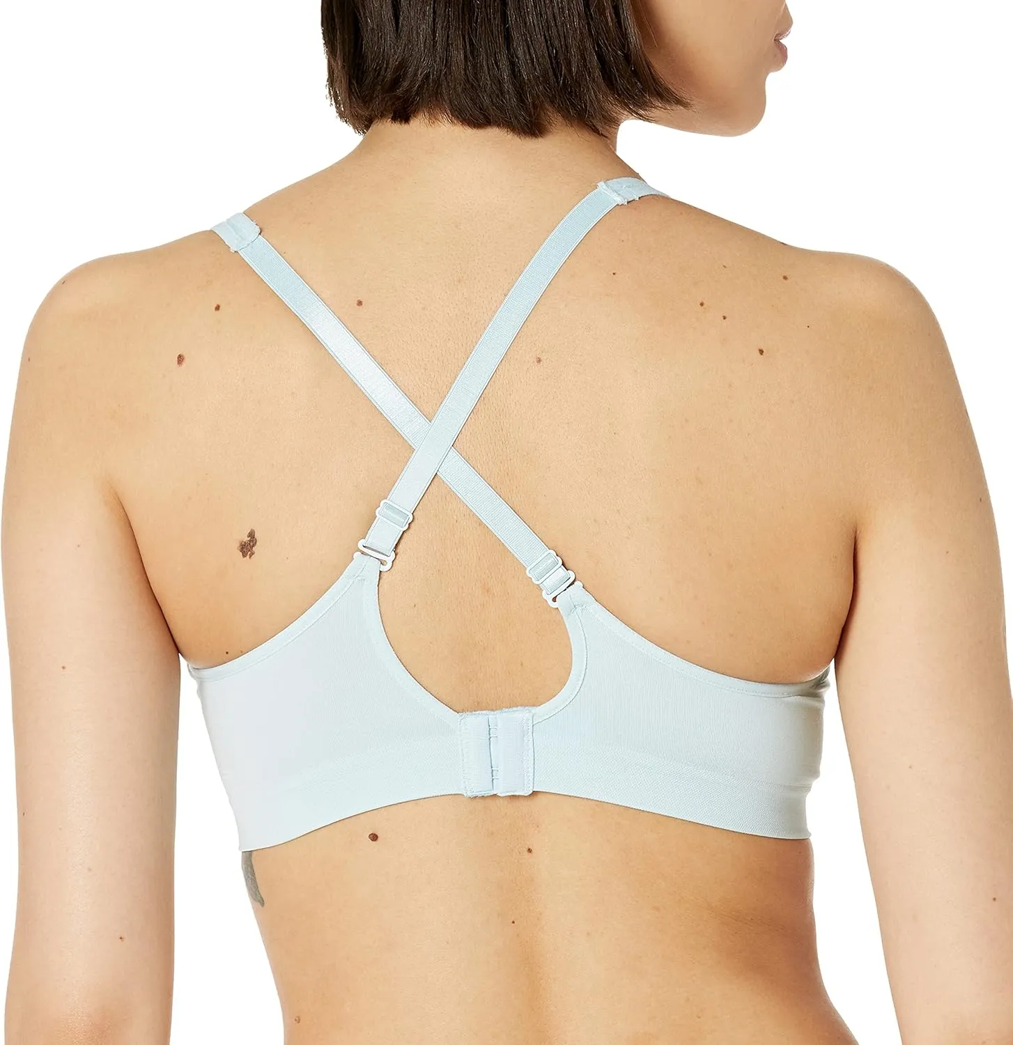 Hanes Women's Perfect Coverage Wireless Stretch Convertible T-Shirt Bra (Retired Colors)