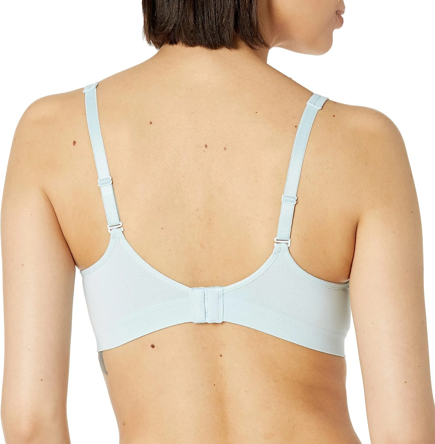 Hanes Women's Perfect Coverage Wireless Stretch Convertible T-Shirt Bra (Retired Colors)