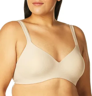 Hanes Women's Wireless Moisture-Wicking T-Shirt Bra, Wirefree Convertible Bra (Retired Colors)