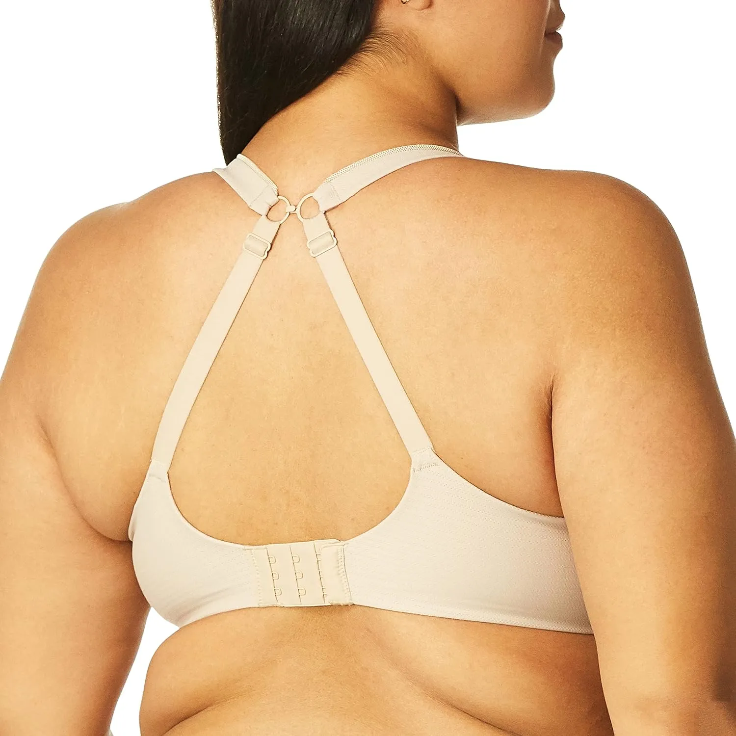 Hanes Women's Wireless Moisture-Wicking T-Shirt Bra, Wirefree Convertible Bra (Retired Colors)