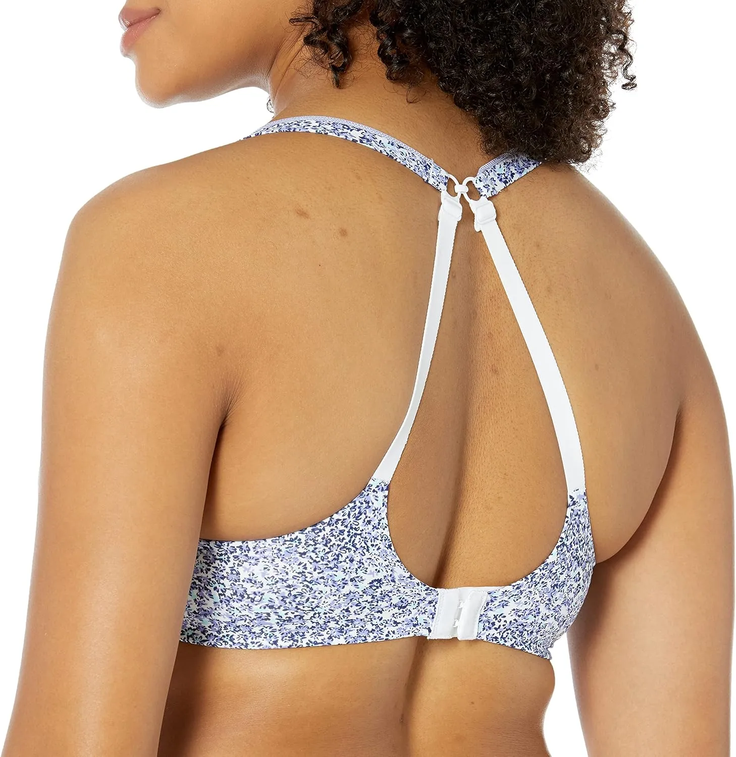 Hanes Women's Wireless Moisture-Wicking T-Shirt Bra, Wirefree Convertible Bra (Retired Colors)