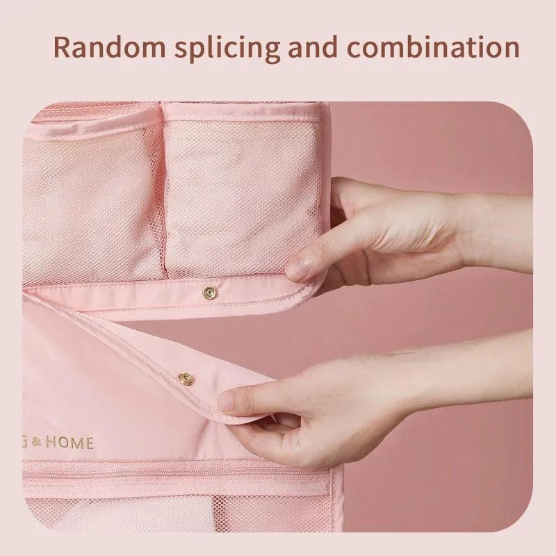 Hanging household wardrobe hanging underwear storage bag