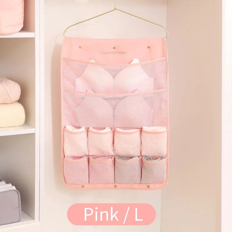 Hanging household wardrobe hanging underwear storage bag