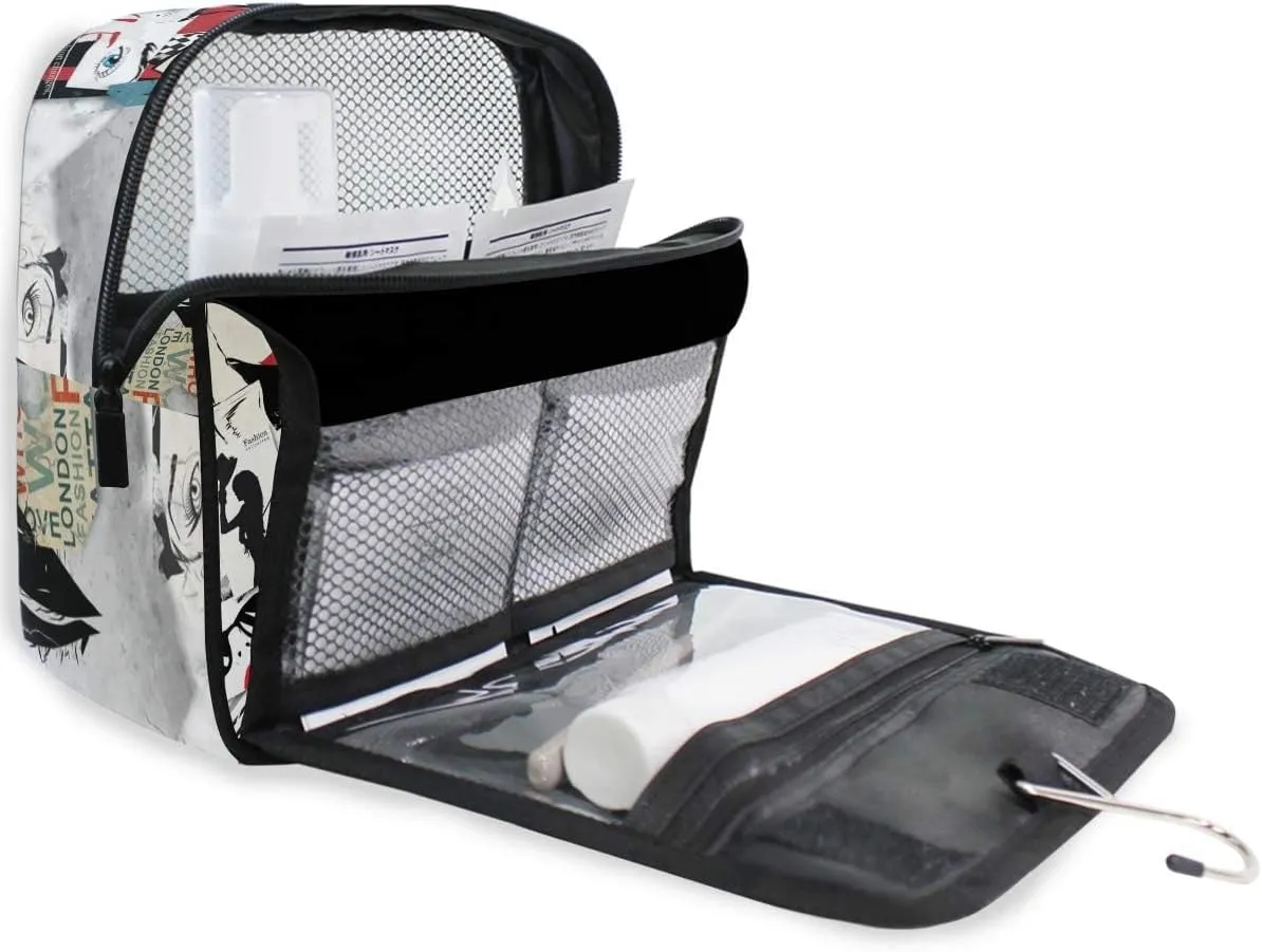 Hanging Travel Toiletry Bag Kit Makeup Case Cosmetics Organizer for Men Women