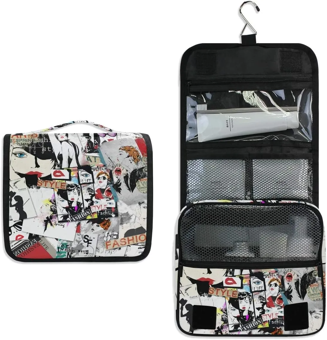 Hanging Travel Toiletry Bag Kit Makeup Case Cosmetics Organizer for Men Women