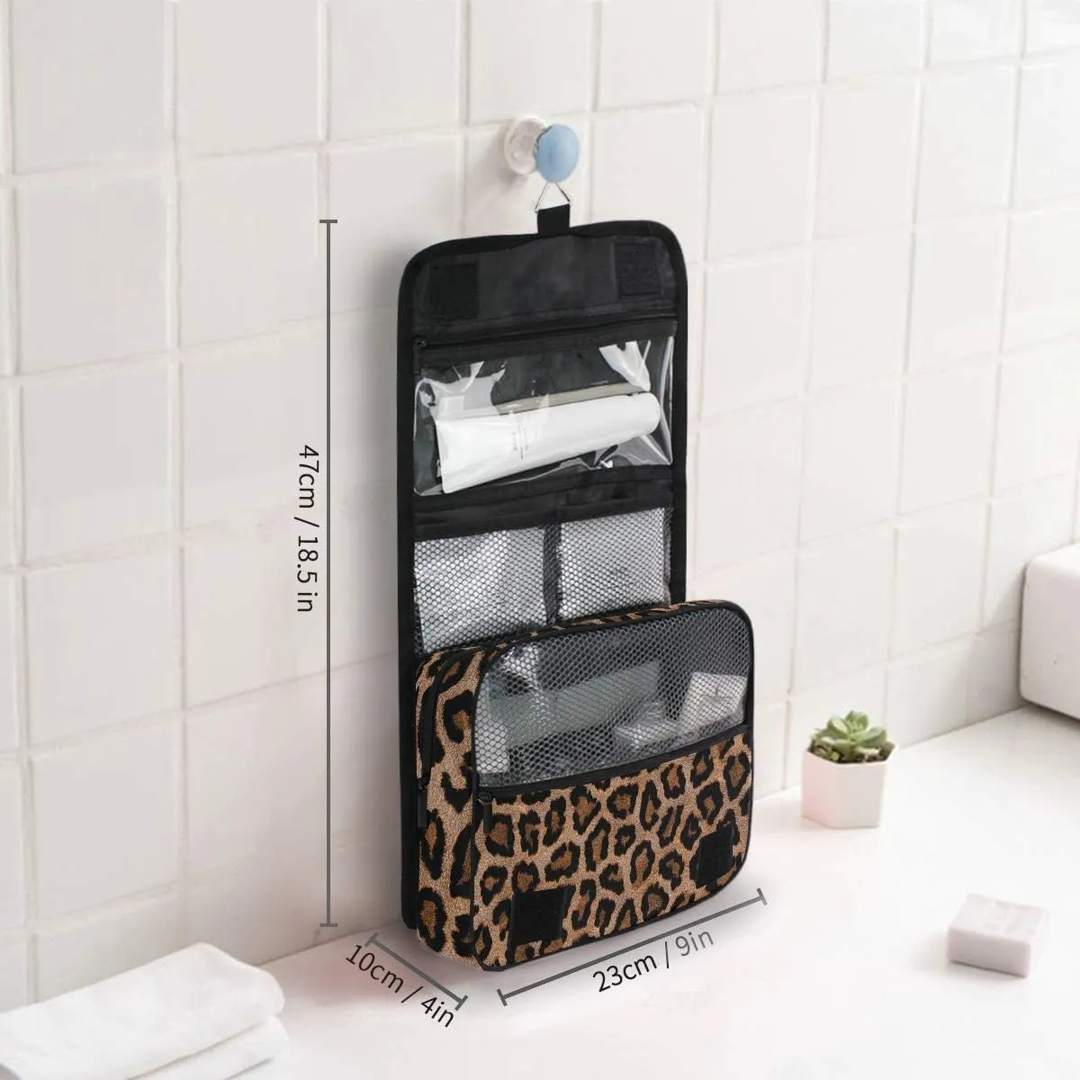 Hanging Travel Toiletry Bag Kit Makeup Case Cosmetics Organizer for Men Women