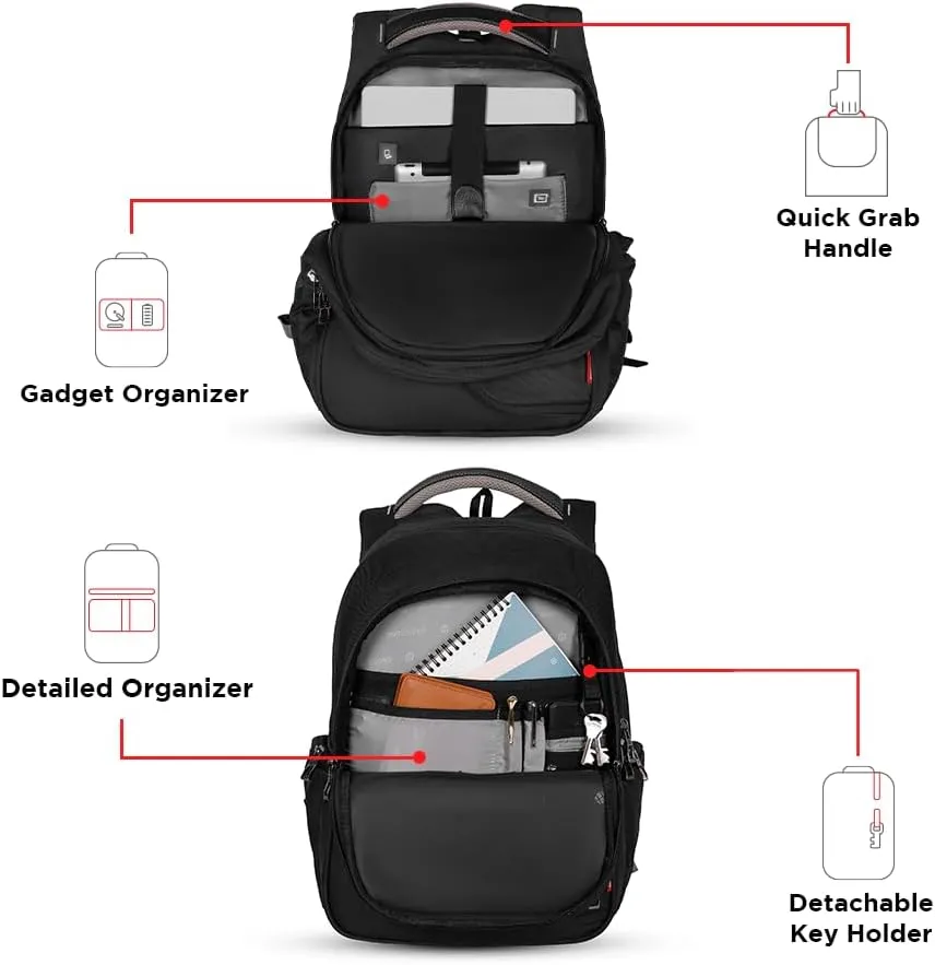 Harissons Bags Vervo Laptop/Travel/Casual Backpack For Men And Women With Rain Cover