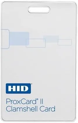 HID Global ASSA ABLOY ProxCard II Proximity Access Control Card, 50 Pack, Compact, Unisex-Adults, PVC Material, Wallet Style, ID Window