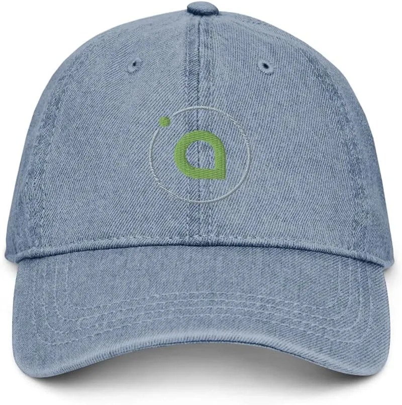 Hogue WS LLC Siacoin Hat (Embroidered Denim Cap) SC Crypto