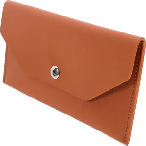 HOMSFOU Travel-sized Card Holder Passport Pouch Money Envelope Id Card Storage Lightweight Organizer