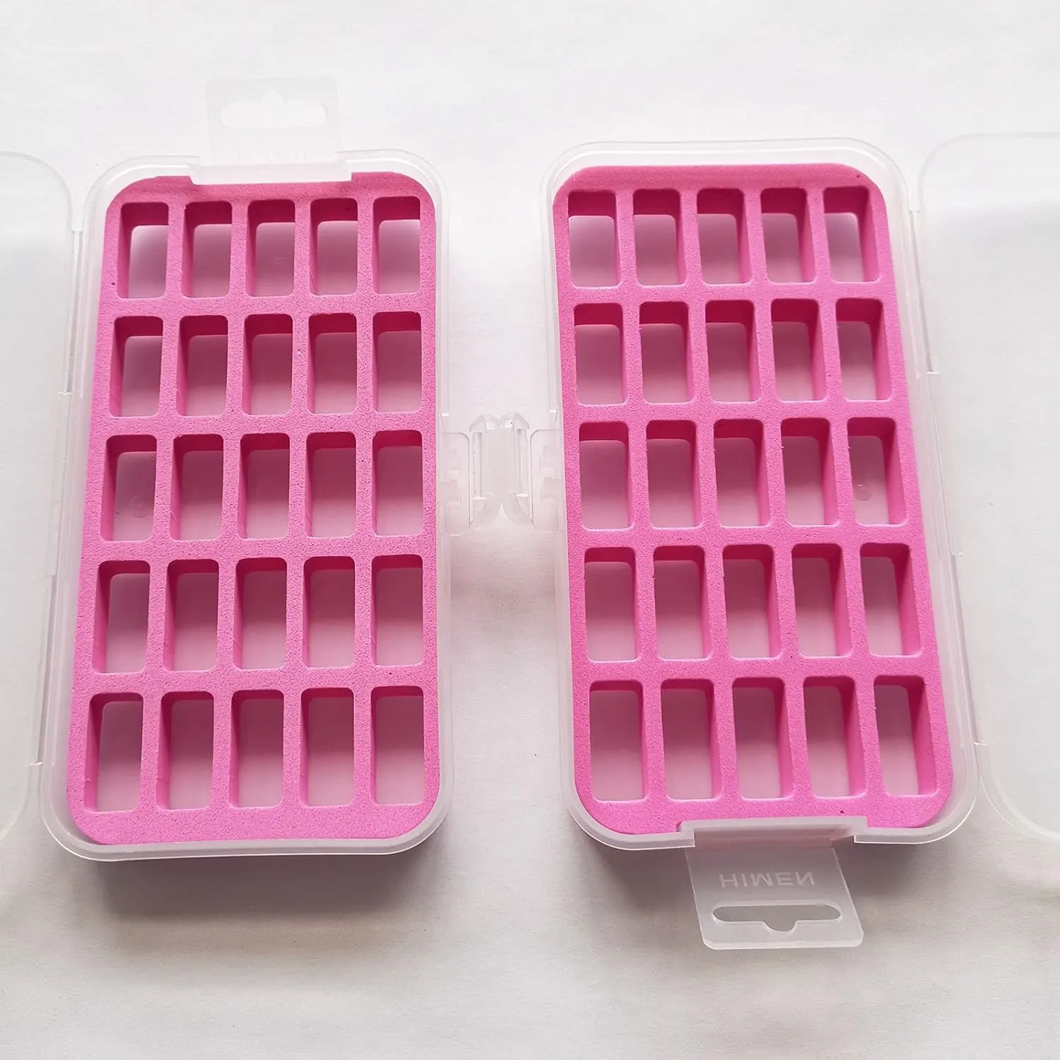 HONEYSEW 2 Bobbin Case for Bernina New 7 and 8 Series Jumbo Bobbin Sewing Bobbin Storage Case and Saver Holds 25 Bobbins Box Organizer (Bernina 7 and 8 Series bobbins Box)