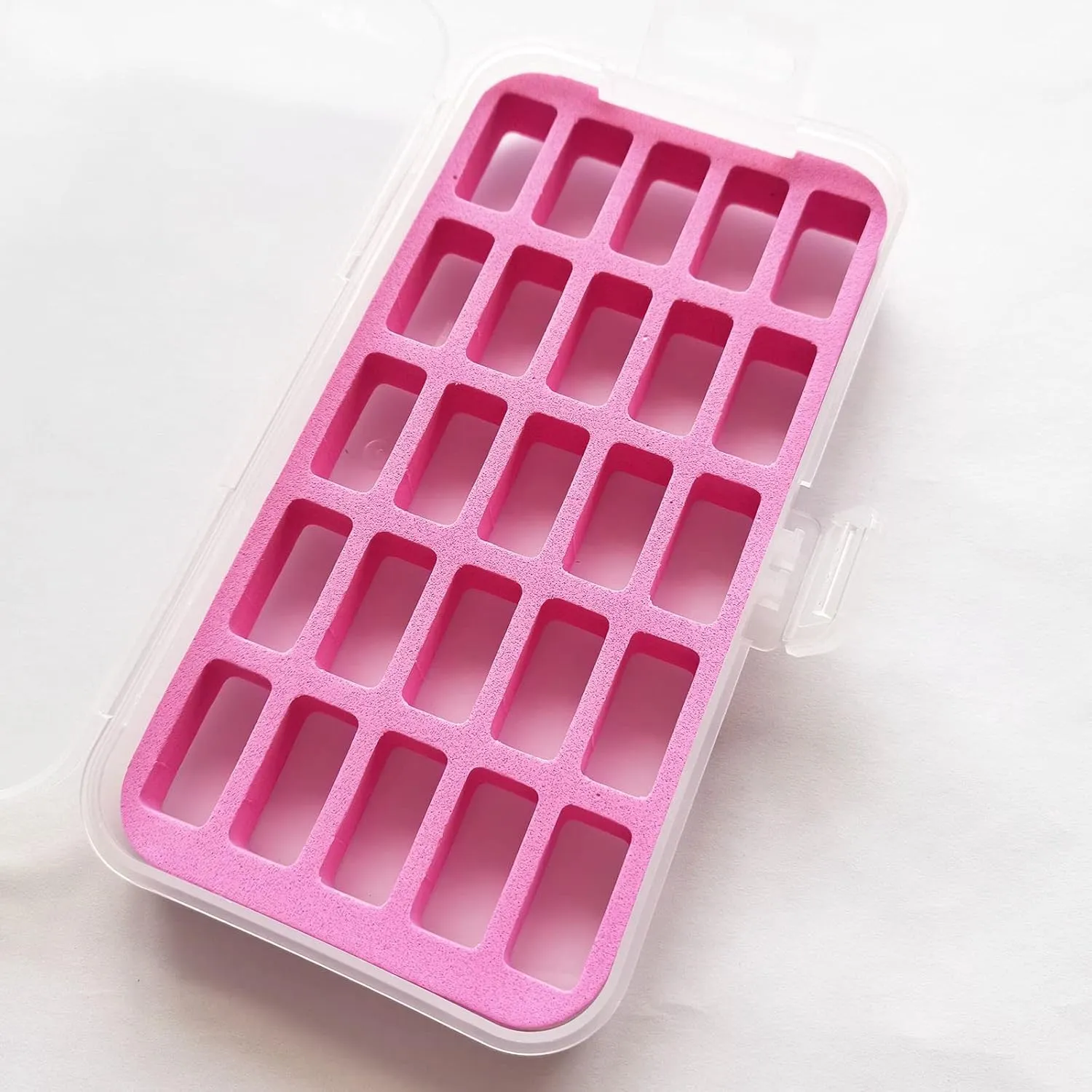 HONEYSEW 2 Bobbin Case for Bernina New 7 and 8 Series Jumbo Bobbin Sewing Bobbin Storage Case and Saver Holds 25 Bobbins Box Organizer (Bernina 7 and 8 Series bobbins Box)