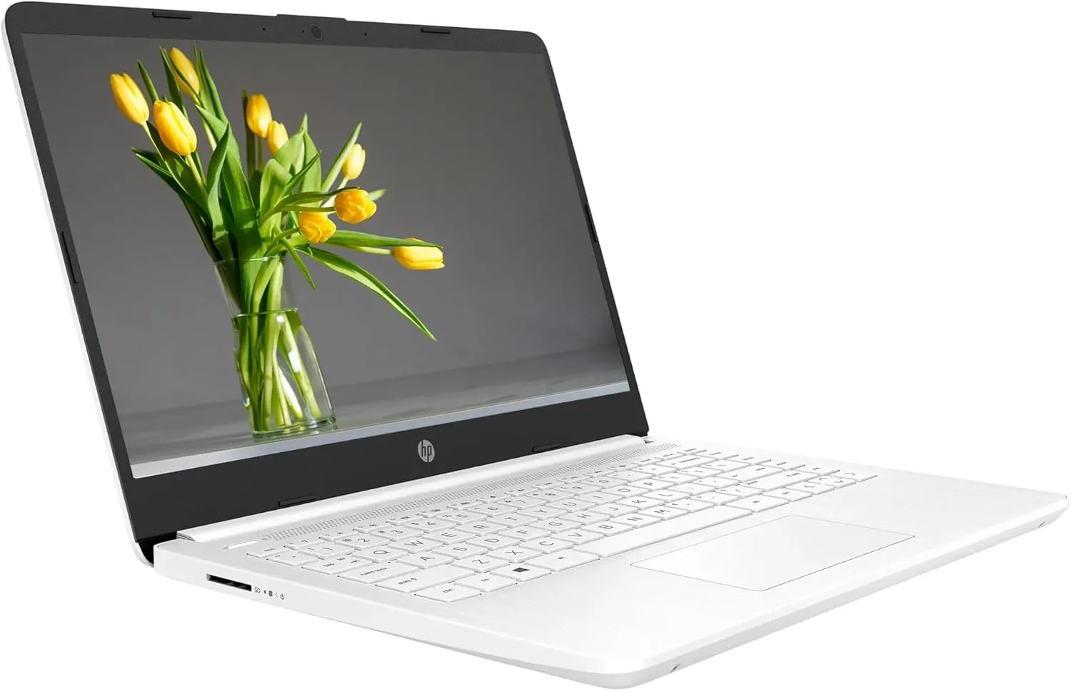 HP Windows 11 Laptop 14 inch HD Screen with Microsoft Office and 1TB Cloud Storage (1-Year)| 16GB RAM|64GB eMMC & 64GB Card & 128GB Portable SSD| Intel 4-Core CPU| Wi-Fi| Ultra Light| White| RK Bundle