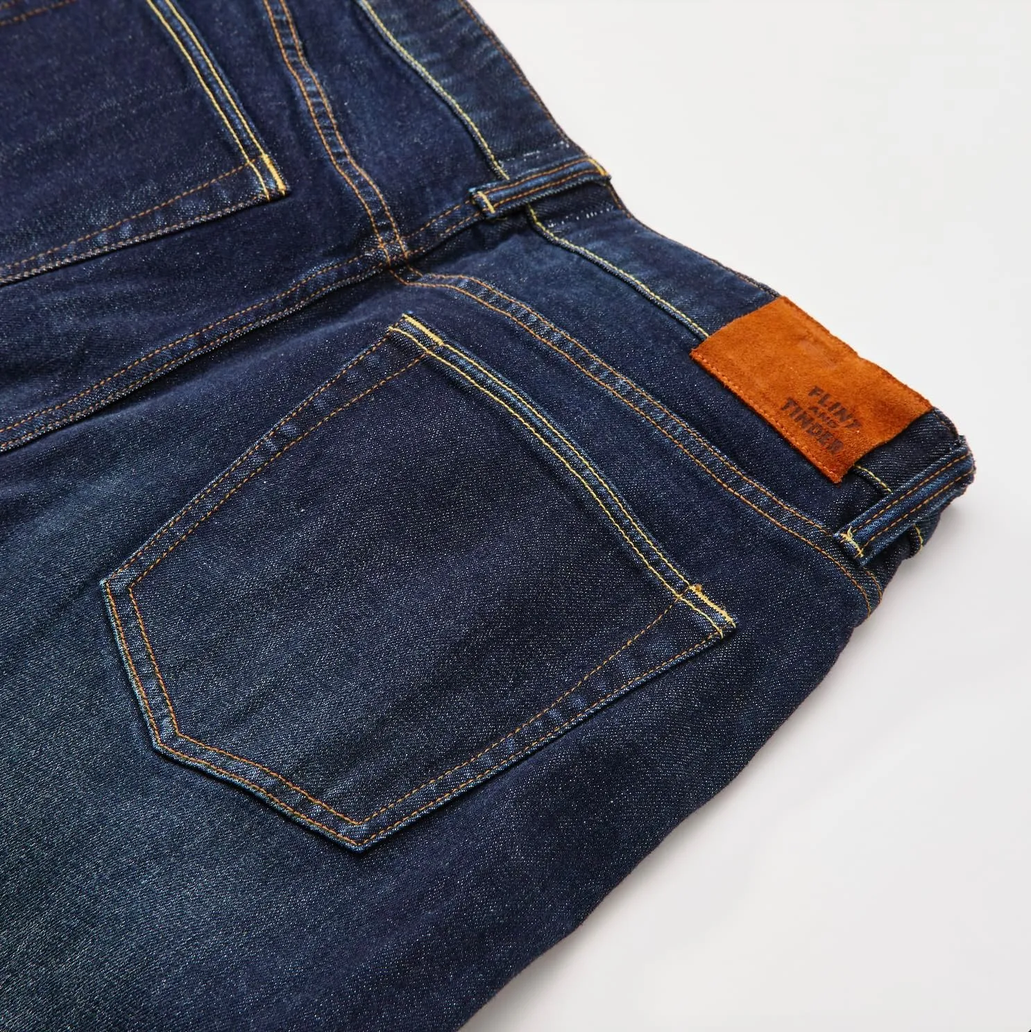 Huckberry Stretch Selvedge Denim Jeans for Men - 11.7 oz Mens Jeans with 1% Stretch, Copper Rivets- Year-Round Men Jeans