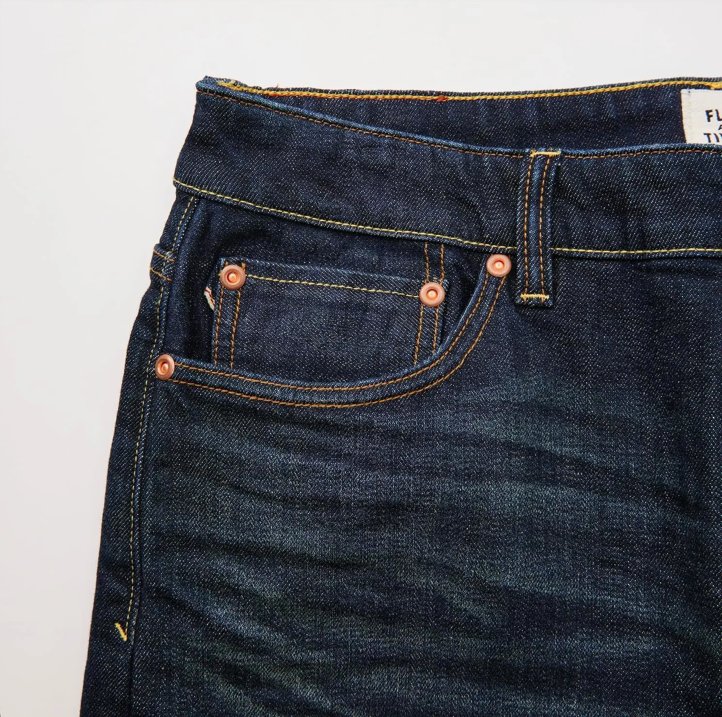 Huckberry Stretch Selvedge Denim Jeans for Men - 11.7 oz Mens Jeans with 1% Stretch, Copper Rivets- Year-Round Men Jeans