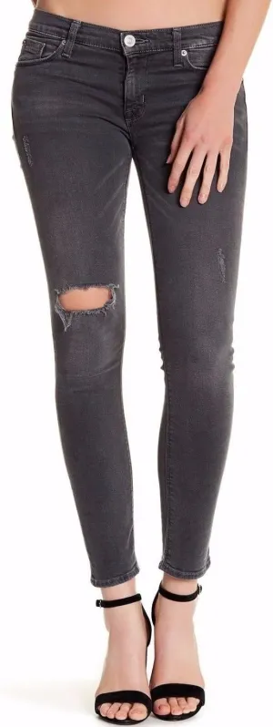 HUDSON Krista Ankle Super Skinny-Stretch Jeans Horizon Grey (31)