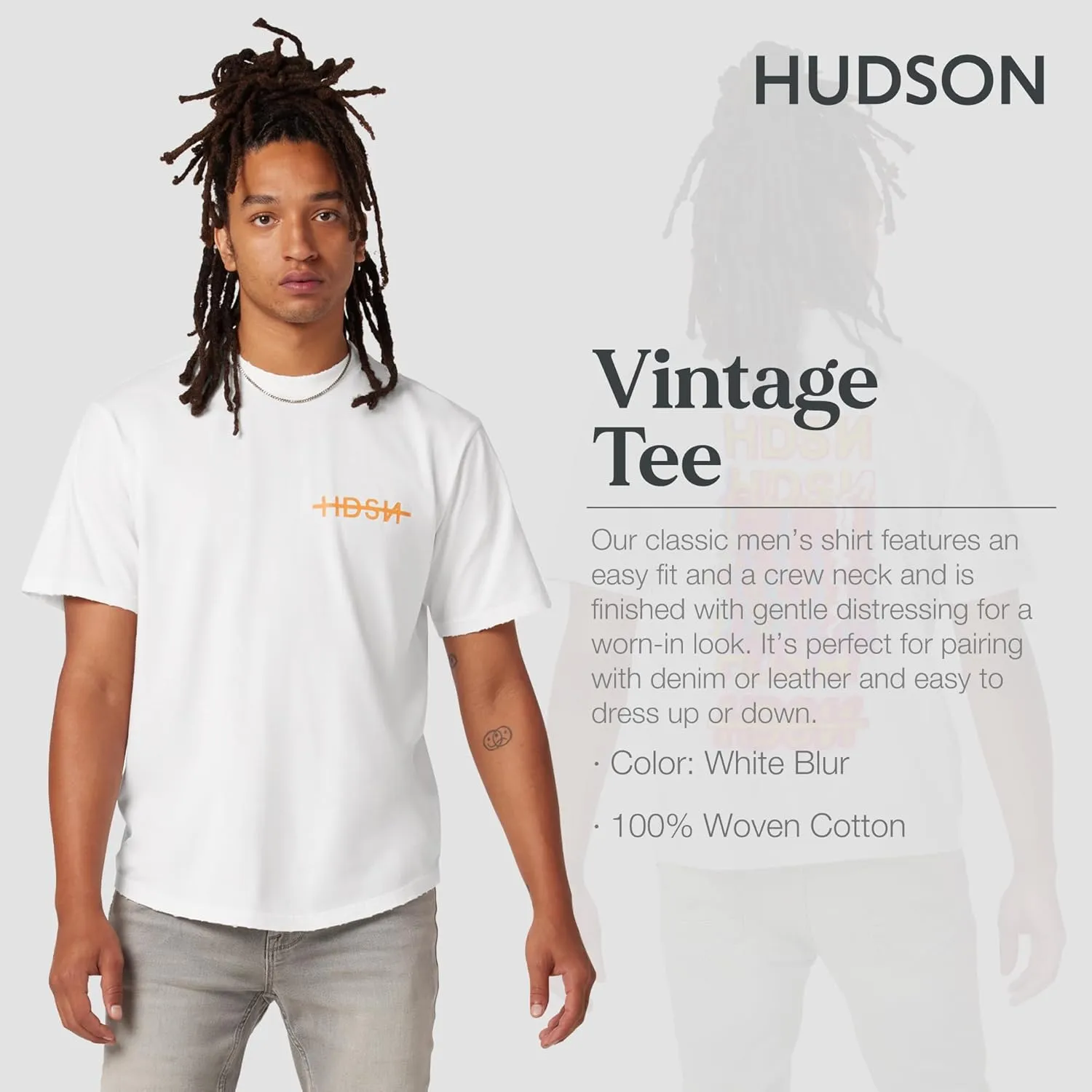 HUDSON Men's Vintage Tee