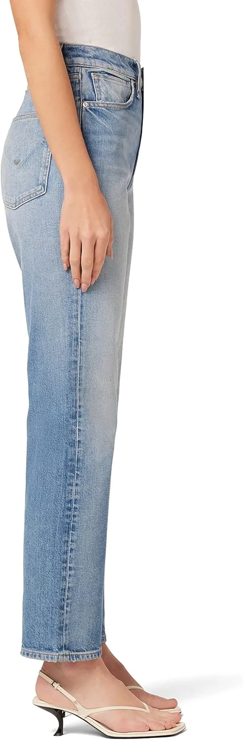 HUDSON Women's Jade High Rise Straight, Loose Fit Jean