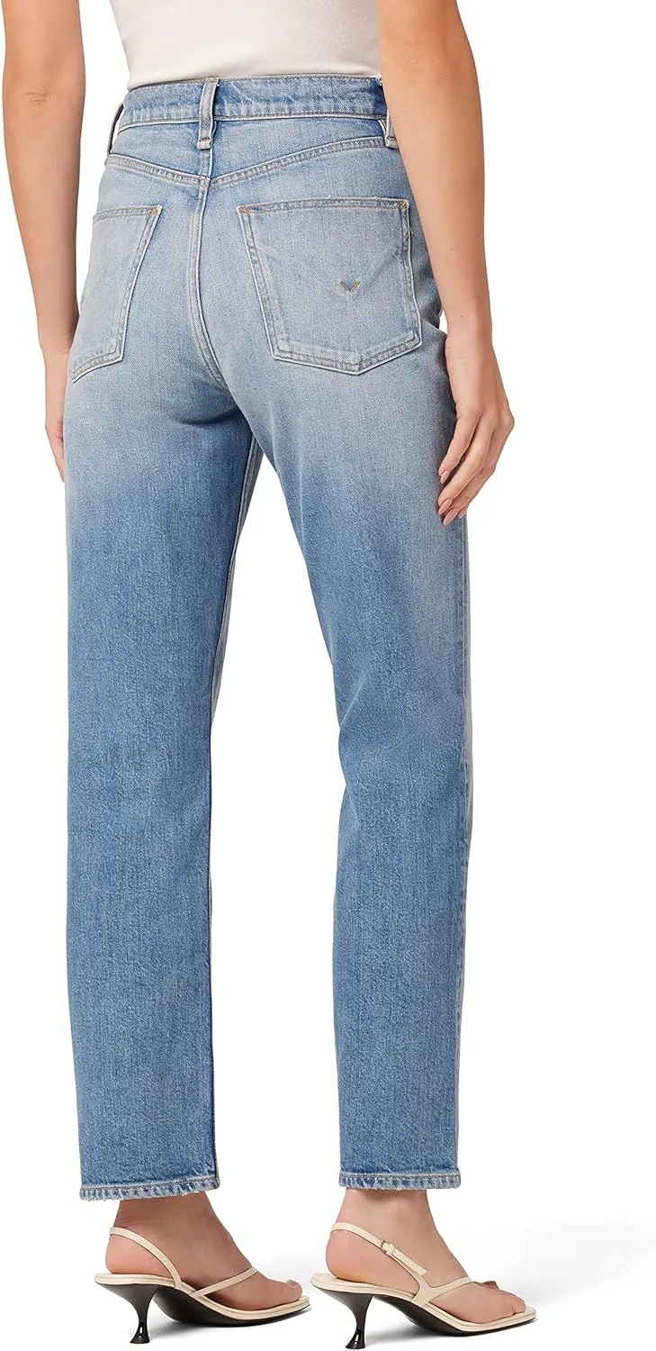 HUDSON Women's Jade High Rise Straight, Loose Fit Jean
