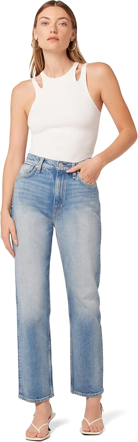 HUDSON Women's Jade High Rise Straight, Loose Fit Jean