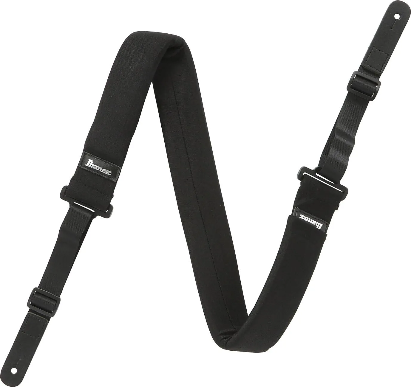 Ibanez POWERPAD Strap GSF50 Guitar (GSF50BK),Black