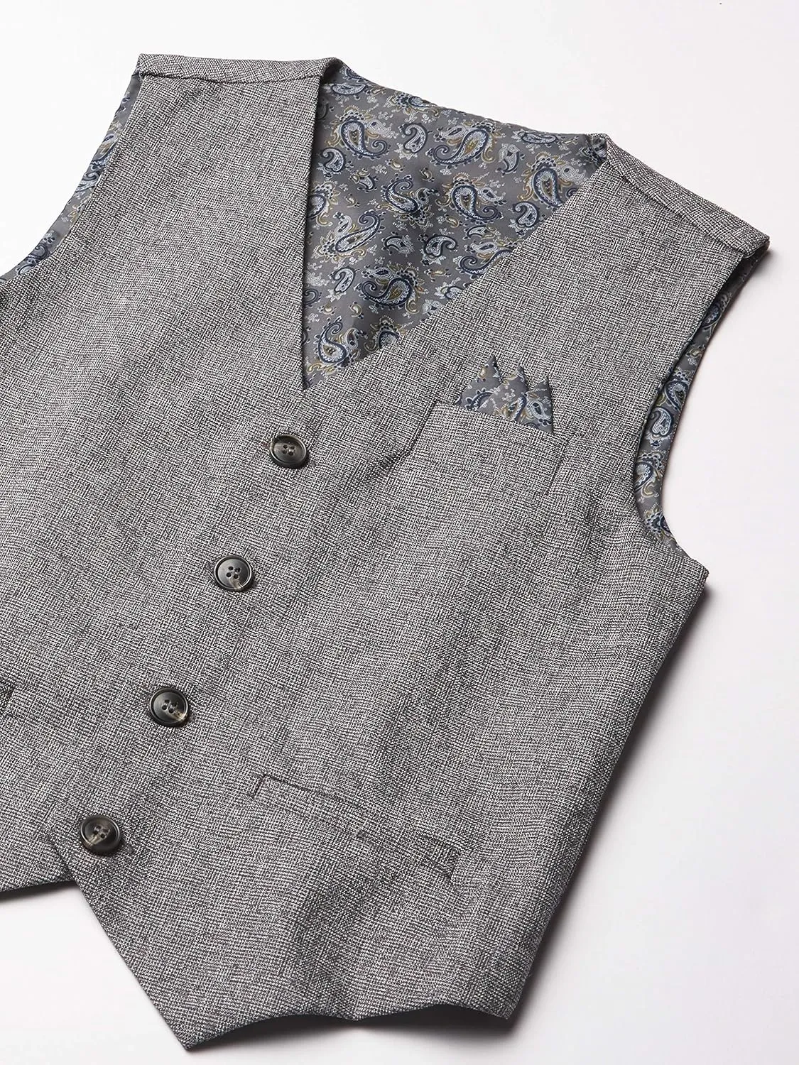 Isaac Mizrahi Boys' 4-Piece Velvet Vest Set