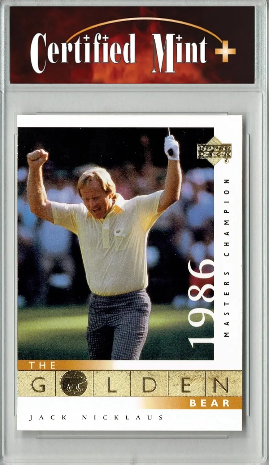 Jack Nicklaus 2001 Upper Deck #123 Golden Bear Rare Trading Card USA