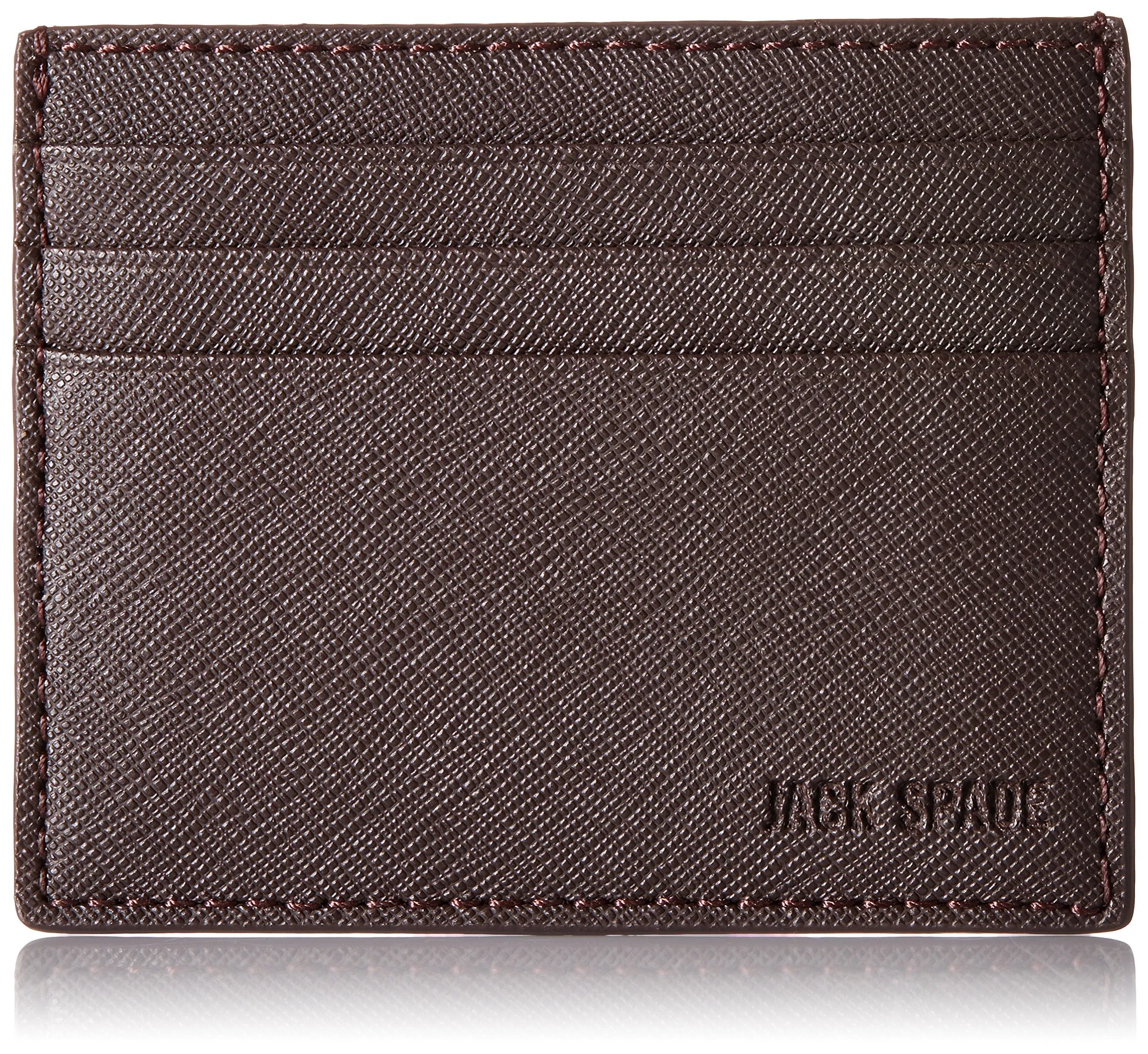 Jack Spade Barrow Leather 6 Card Holder