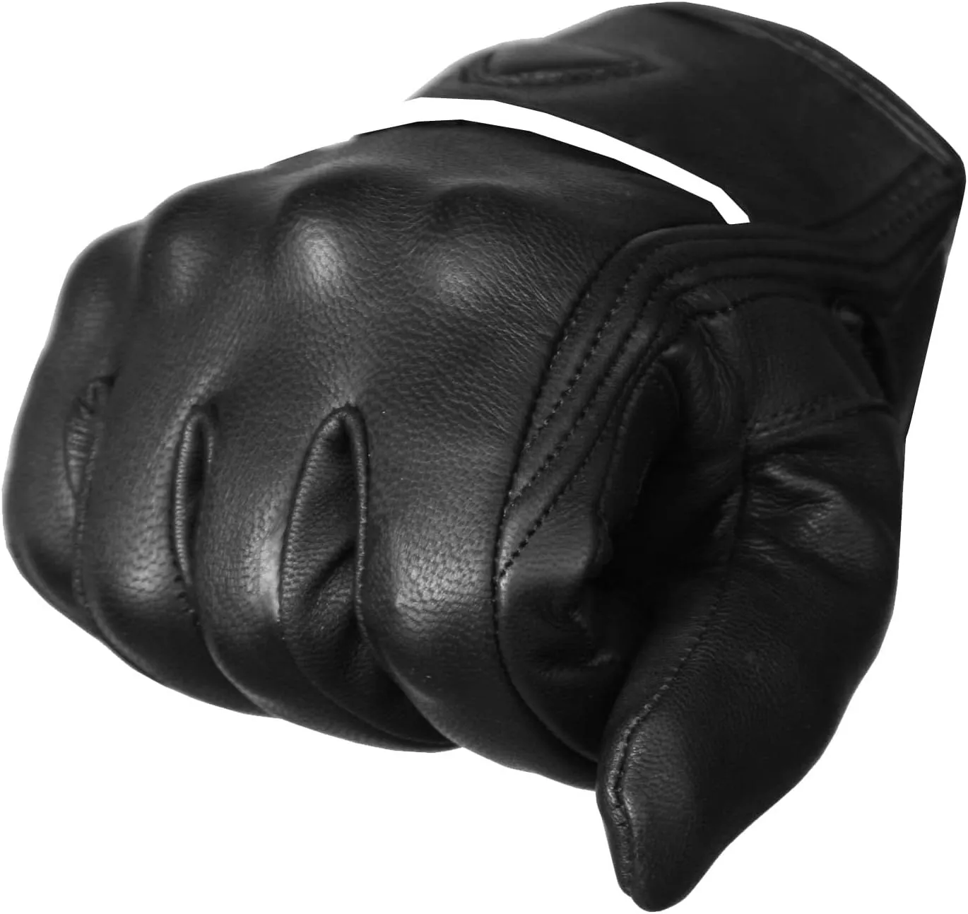 Jackets 4 Bikes Men's Premium Leather Street Motorcycle Protective Cruiser Biker Gel Gloves
