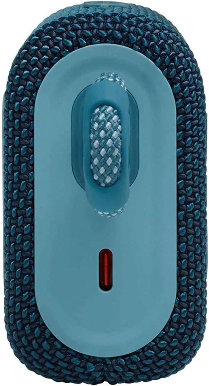 JBL Go 3 - Portable Bluetooth Speaker, Built-in Battery, Waterproof and Dustproof Feature JBLGO3BLUAM, Bonus Keychain LED Included - Blue