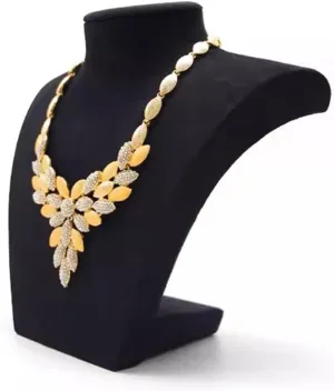 Jewelry Organizer Black Velvet Necklace Display 3D Jewelry Bust Stand for Sale - Jewelry Necklace Pendant Chain Organizer Mannequin Jewelry Display Bust Stand