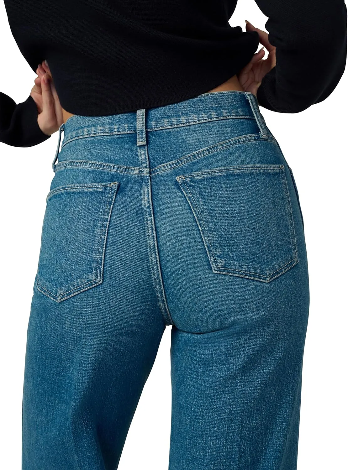 Joe's Women's The Front Seamed Wide Leg High Rise Jean