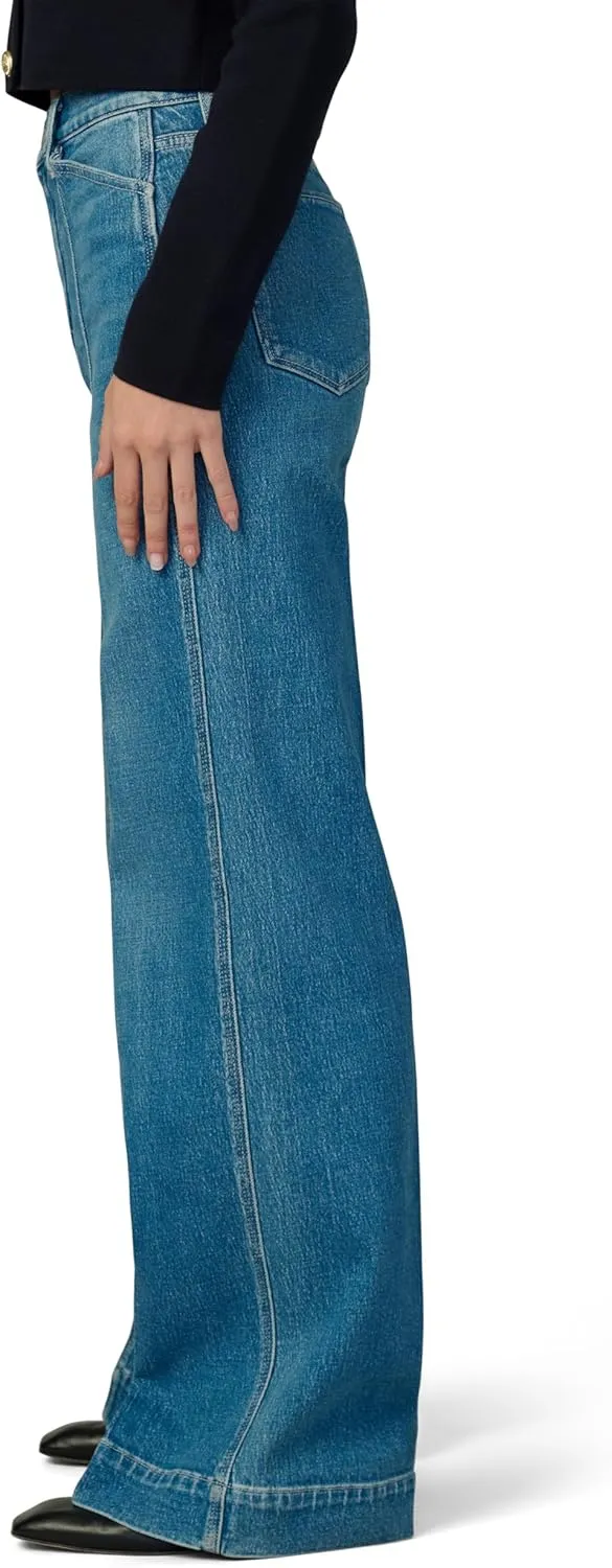 Joe's Women's The Front Seamed Wide Leg High Rise Jean