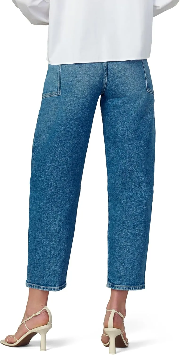 Joe's Women's The Pheobe Patch Pocket Barrel Leg Jean