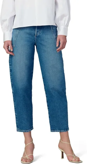 Joe's Women's The Pheobe Patch Pocket Barrel Leg Jean