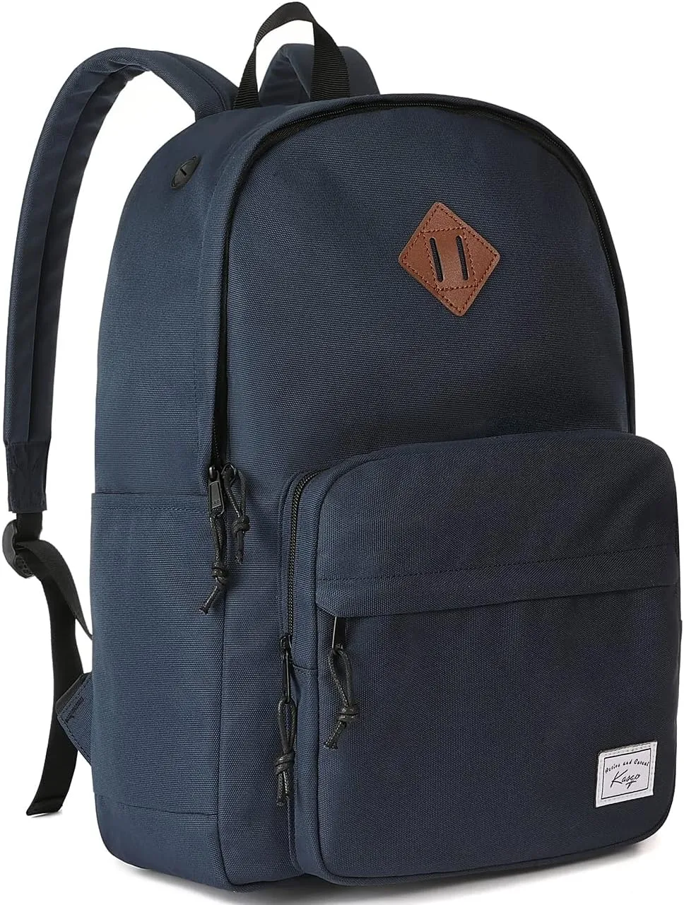 Kasqo School Backpack, 15.6 Inch Classic Lightweight Water-Resistant Backpack for Men Women Teens Girls Boys Kids to School, College, Travel, Work, Sapphire Blue