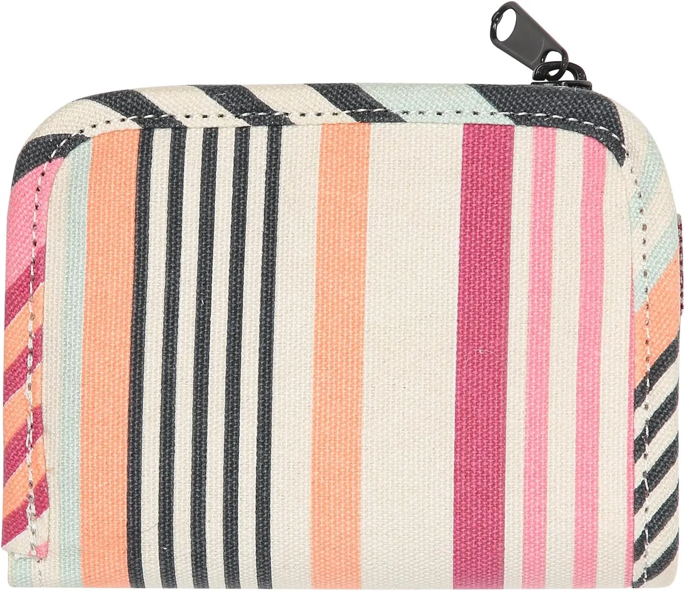 KAVU Zippy Wallet Bi Fold Zip Clutch With Removable Coin Pouch