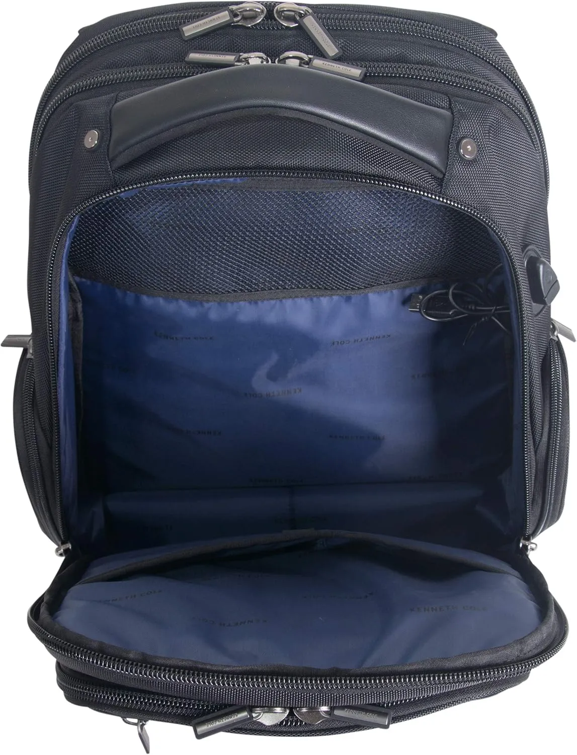 Kenneth Cole Reaction ProTec Travel Computer Bag, Black, 17" Laptop Business
