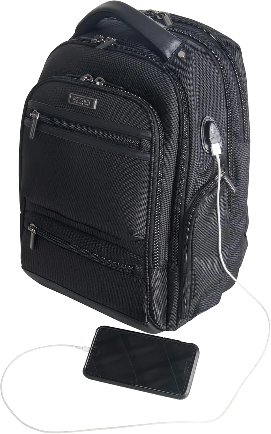 Kenneth Cole Reaction ProTec Travel Computer Bag, Black, 17" Laptop Business