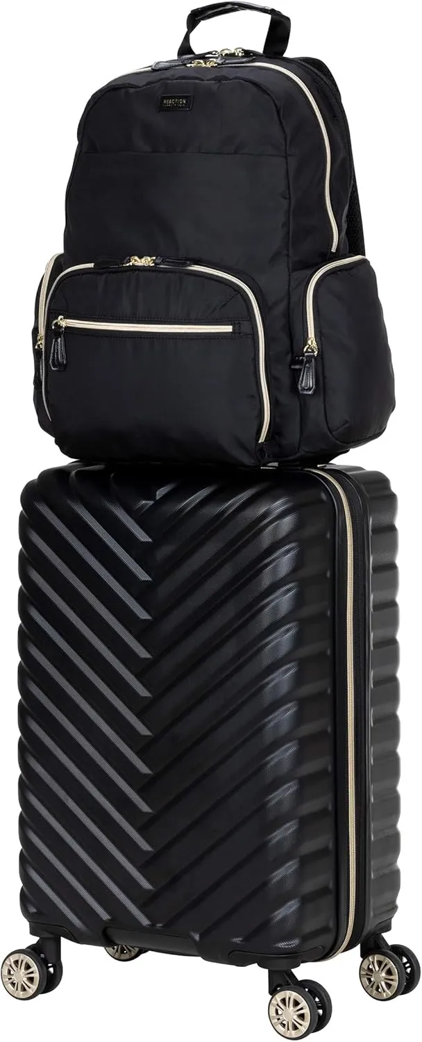 Kenneth Cole REACTION Sophie Backpack, Black, 15" Laptop & 20" Carry-On