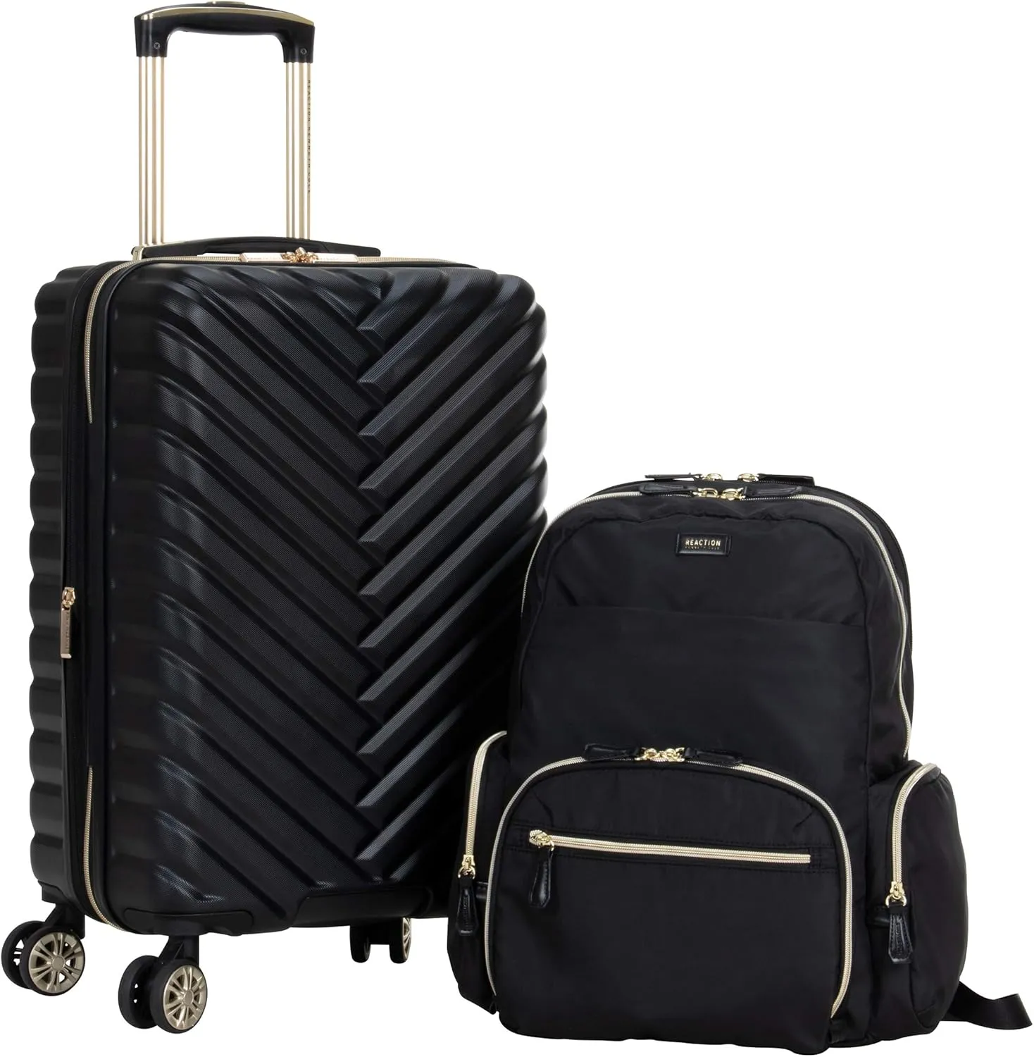 Kenneth Cole REACTION Sophie Backpack, Black, 15" Laptop & 20" Carry-On